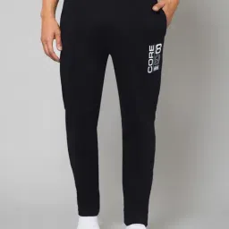 Cantabil Navy Cotton Regular Fit Printed Trackpants-picture-16