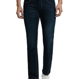 ColorPlus Blue Tapered Fit Jeans-picture-36
