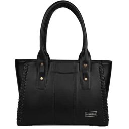 Bellissa Black Solid Medium Handbag-picture-44