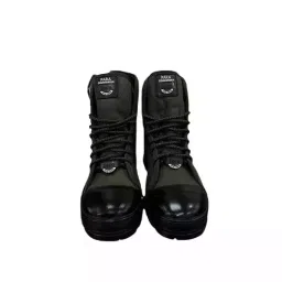 Kalibar Jungle Boot Shoes Steel Toe Para Commando High Ankle Nylon Fabric PU Sole Olive Green UK 8-picture-19