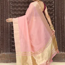 KALINI Woven Design Zari Handloom Saree image 4