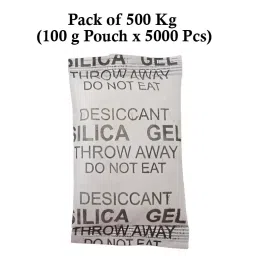Ecofresh 100 g Silica Gel Beads in Paper Pouch White Color Desiccant for Absorbing Moisture (Pack of 5000 Pcs) image 2