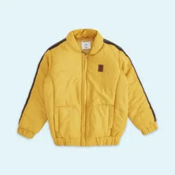 Pantaloons Junior Yellow Regular Fit Full Sleeves Jacket-image-59