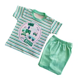 BAESD Boys Striped Pure Cotton T-shirt With Shorts-picture-13