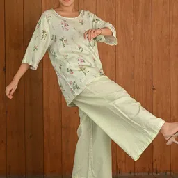 AC&F Printed Tunic & Trousers Co-Ord Set image 4