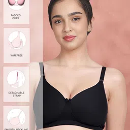 Susie Pack Of 2 Medium Coverage Lightly Padded Cotton T-shirt Bra image 5