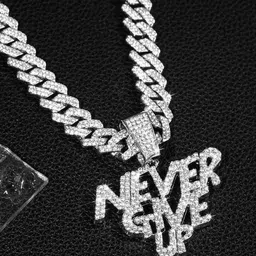 FIMBUL Cubic Zirconia-Studded Pendant With Chain image 5