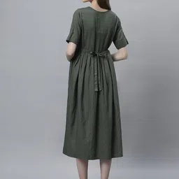 Mammas Maternity Maternity Empire Midi Dress image 3