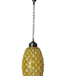 1ST TIME Yellow Textured Self Assembly Bell Ceiling Lamp-picture-12