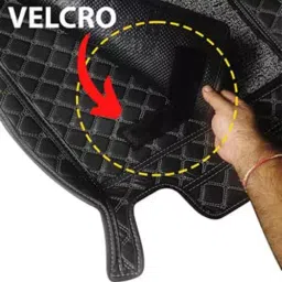 Auto Pearl Luxury Leatherite 7D Car Floor Mats Compatible with Tiguon 7 Seater image 4