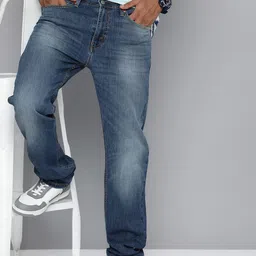 Levis Men 513 Slim Straight Fit Heavy Fade Stretchable Jeans-image-34