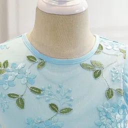 TIOR Floral Embroidered Fit & Flare Dress image 3