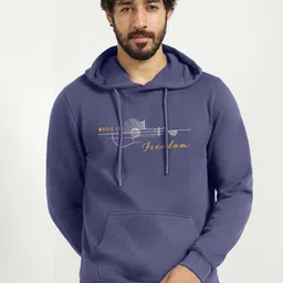 NOBERO Men Printed Hooded Sweatshirt-picture-35