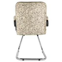 Ib basics Beige Leatherette Baxtonn Office Visitor Chair image 4