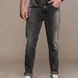 Roadster Men Slim Fit Heavy Fade Stretchable Jeans image 3