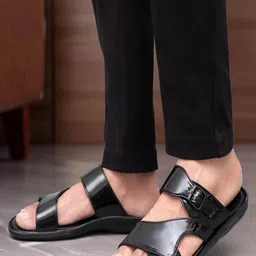 The arwah Men Black Sandals-picture-15
