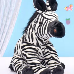 Wild Republic Zebra Soft Toy Black & White - Height 29 cm-image-11