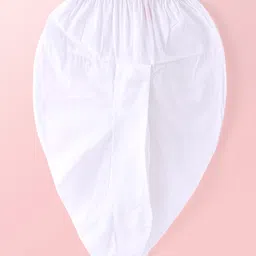 Babyhug Woven Full Sleeves Embroidered Kurta Dhoti Set - Blue image 4