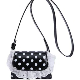 StyleCast x Revolte Printed Baguette Sling Bag With Cut Work image 4