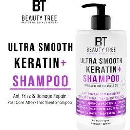 Beauty Tree Ultra Smooth Keratin Plus Shampoo With Acai & Marula Oil - 1000 ml image 3