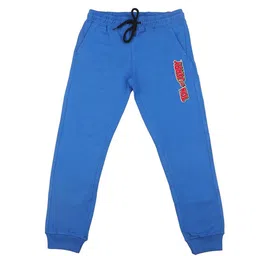 Tom & Jerry Unisex Kids Blue Solid Joggers-picture-50