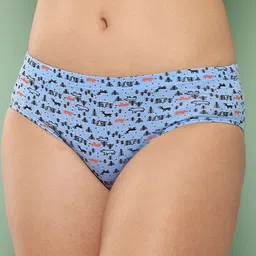 Leading Lady Pack Of 3 Printed Mid Rise Hipster Brief image 2