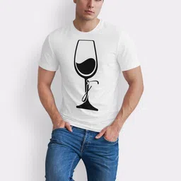 Seekbuylove Men Bio Finish Graphic Printed Pure Cotton T-shirt image 2