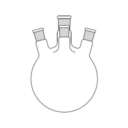 Omsons Germany 100 ml Angular Four Necks Round Bottom Flask 131/1 image 2