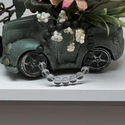 Gems Guru Unisex Quartz Beaded Elasticated Bracelet image 4