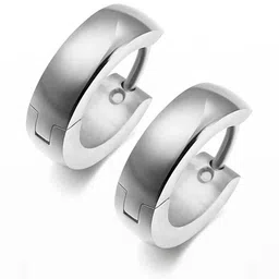 shobhram Unisex Silver Earrings-picture-31