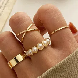 Tipsy closet Stainless Steel Gold-Plated Stainless Steel Ring-picture-11