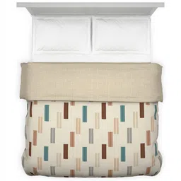 Ddecor Brown Stripes 80 GSM Summer Reversible Cotton Double Dohar image 2