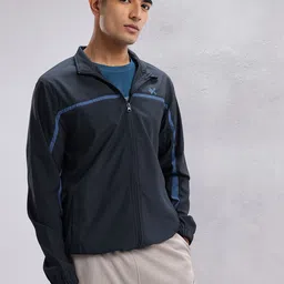 HRX by Hrithik Roshan Textured Striped Bomber Jacket-picture-28