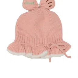 Yellow Bee Girls Woollen Beanie image 3