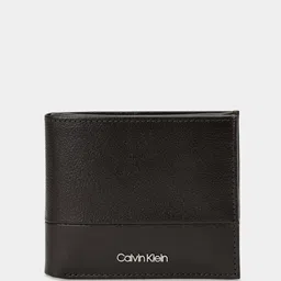 Calvin Klein Men Brand Logo Textured Leather Two Fold Wallet-picture-21