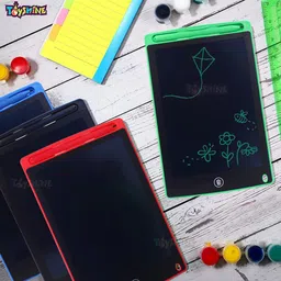 Toyshine 4 Pieces LCD Writing Tablet Doodle Board for Kids Electronic Toys 8.5 Inch Colorful LCD Writing Board Electronic Tablet Writing LCD Erasable Drawing Pad Reusable Writing Pad Learning Toy image 3