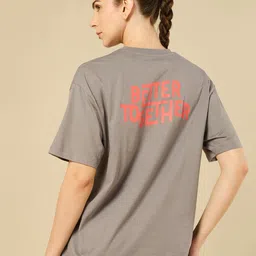 Cultsport Women Printed Bio Finish Applique T-shirt-image-70