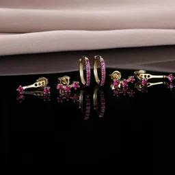 VAMA Geometric Studs Earrings image 4