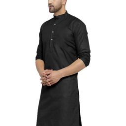 ANUJ FASHION Men Solid Cotton Kurta-picture-37