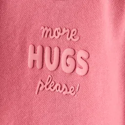 Carter's Knit Full Sleeves Pullover Sweatshirt with Text Print - Pink image 3