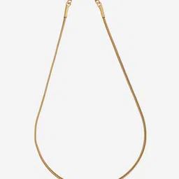 Kushal's Fashion Jewellery 92.5 Pure Silver Gold-Plated Chain image 2