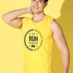 WOOSTRO Pack Of 2 Printed Combed Cotton GymInnerwear VWS26(MORE PEACH)(RUN YELLOW) image 3