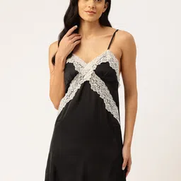 Ms.Lingies Satin Baby Doll With Thongs-picture-27