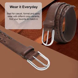 TYBELT Men Textured Leather Reversible Belt image 4