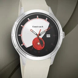 Fastrack Men Multicoloured Brass Dial & Grey Straps Analogue Watch 3268SP01 image 1