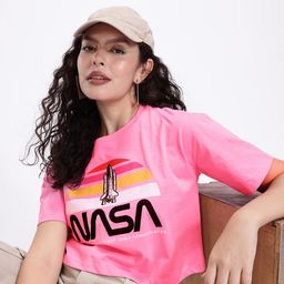 Kook N Keech NASA Printed Drop-Shoulder Sleeves Boxy T-shirt-picture-19