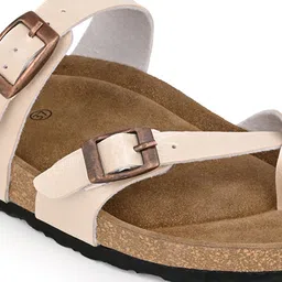 Mast & Harbour Women One Toe Flats With Buckle image 3