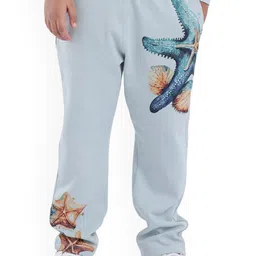 RARE ONES Boys Printed Mid Rise Cotton Track Pants-picture-39