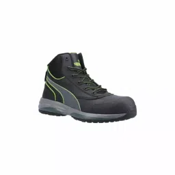Puma Safety RAPID GREEN MID Black ESD Safe Fibreglass Toe Capped Unisex Safety Boots UK 7.5 EU 41, 635500-picture-18