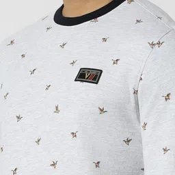 Van Heusen Men Cotton Conversational Printed Sweatshirt image 3